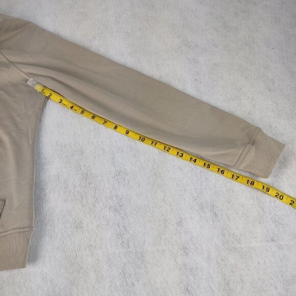 BCBG MaxAzria Tan/Beige/Light Brown, Women's Zip Up Hoodie. Size Large - Picture 13 of 16